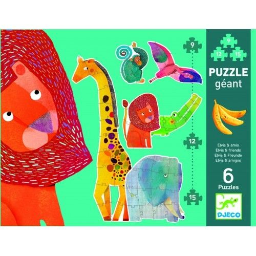 Puzzle gigant animale jungla Djeco [1]