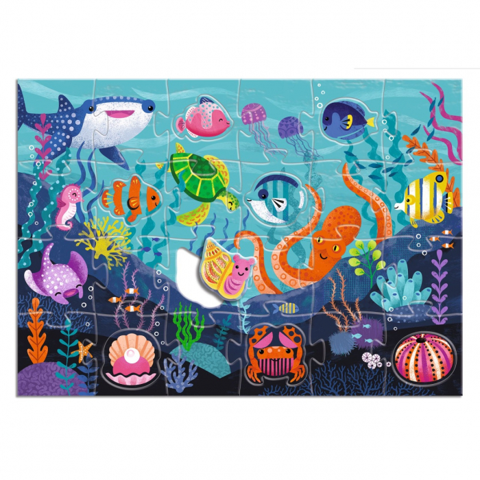 Puzzle gigant Aventuri in mare, Djeco [3]