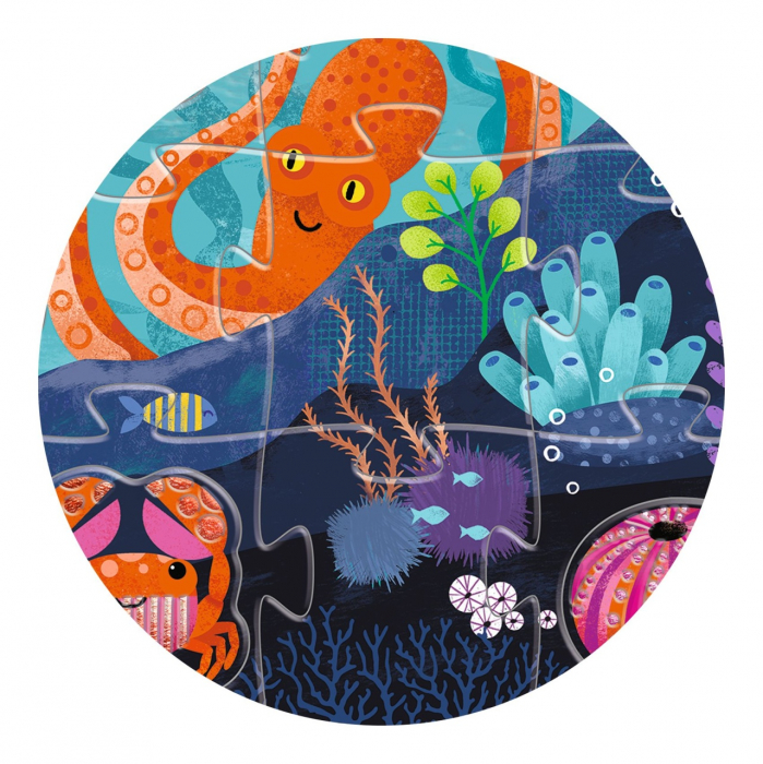 Puzzle gigant Aventuri in mare, Djeco [2]