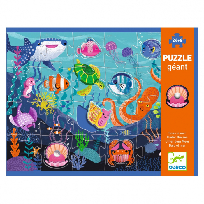 Puzzle gigant Aventuri in mare, Djeco [1]
