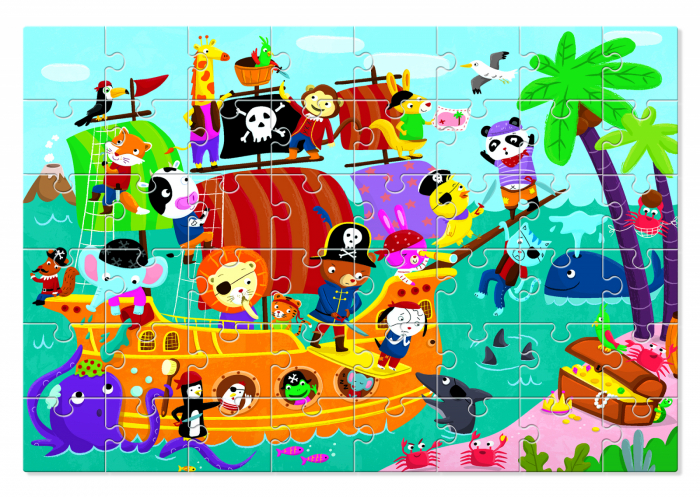 Puzzle Gigant - Barca Piratilor [2]