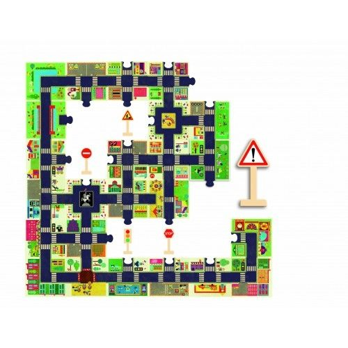 Puzzle gigant Djeco Orașul [2]