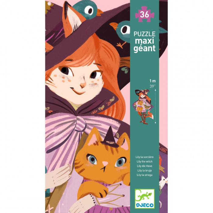 Puzzle gigant Vrajitoarea Lily, Djeco [5]