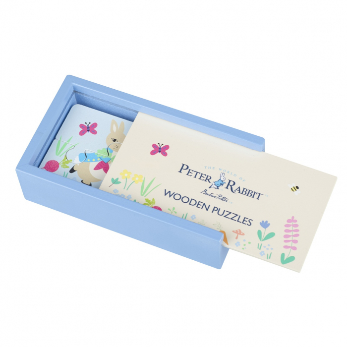 Puzzle-uri Peter Rabbit™ in cutie lemn, Orange Tree Toys [2]
