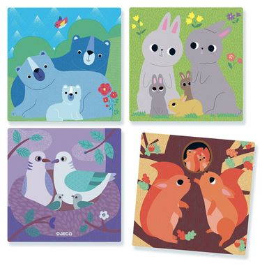Puzzle vertical cu cuburi, Puzz-Up Forest [2]