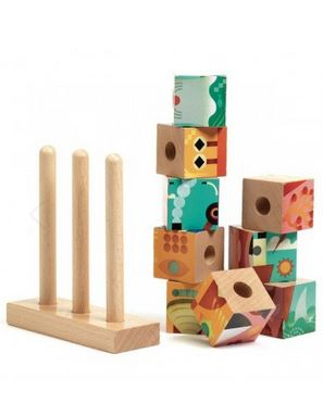 Puzzle vertical cu cuburi, Puzz-Up Forest [3]