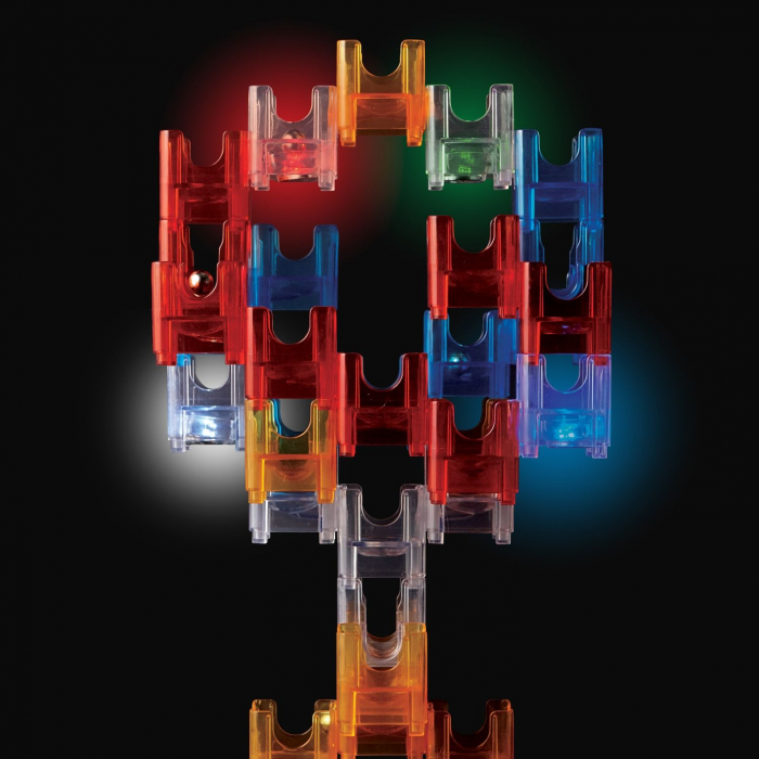Q-BA-MAZE  2.0: Starter Lights, joc de constructie cu bile si cuburi luminoase [5]