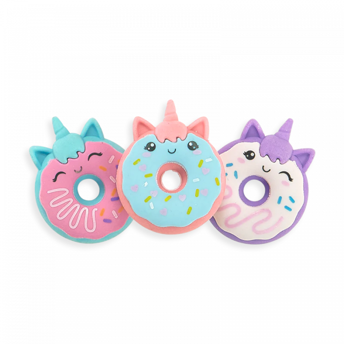 Radiere parfumate Unicorn Donuts - Set de 3 [2]