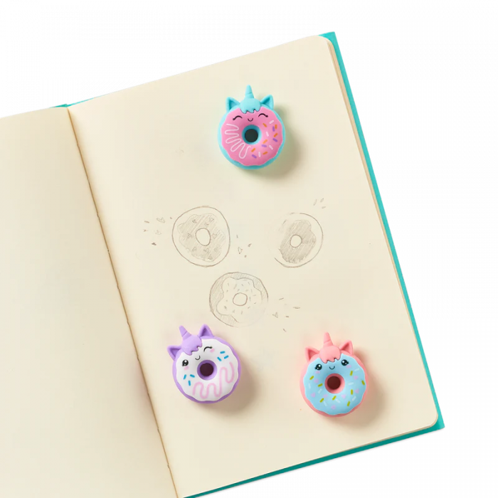Radiere parfumate Unicorn Donuts - Set de 3 [4]