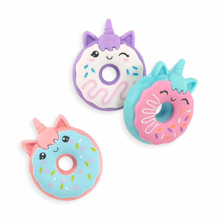 Radiere parfumate Unicorn Donuts - Set de 3 [6]