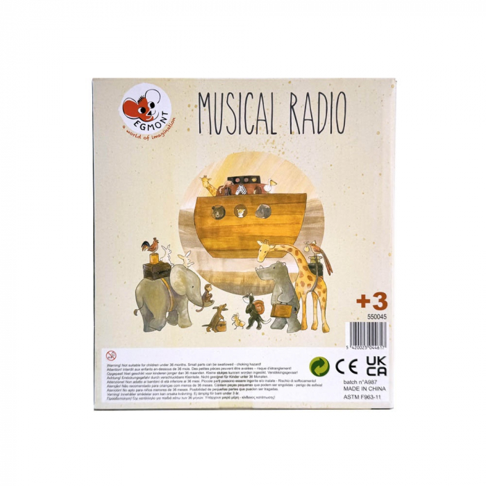 Radio muzical pentru copii Arca lui Noe, Egmont Toys [4]