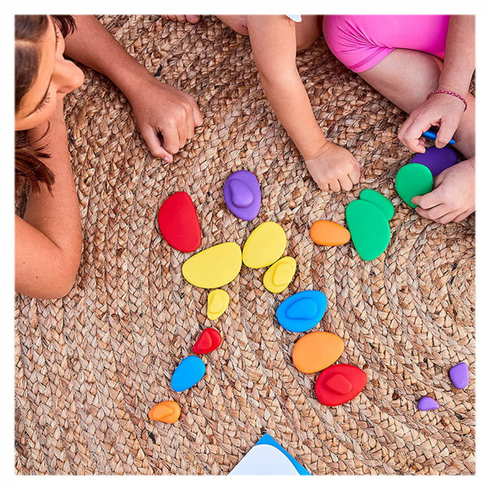 Rainbow Pebbles, set 36 pietricele cu activitati [2]