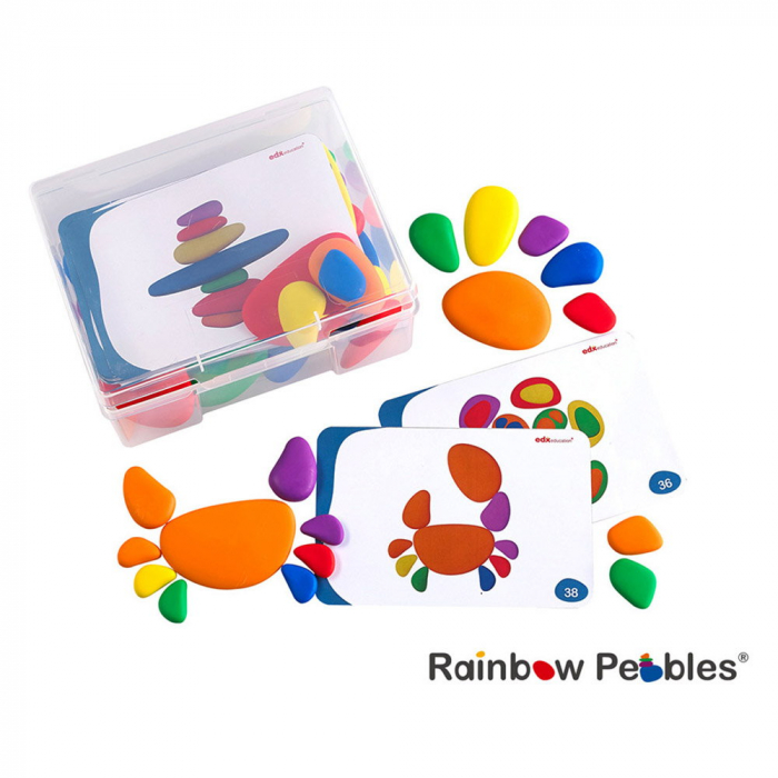 Rainbow Pebbles, set 36 pietricele cu activitati [7]