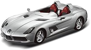 Mașină cu telecomandă Mercedes-Benz SLR argintie cu scara 1 la 12 [2]