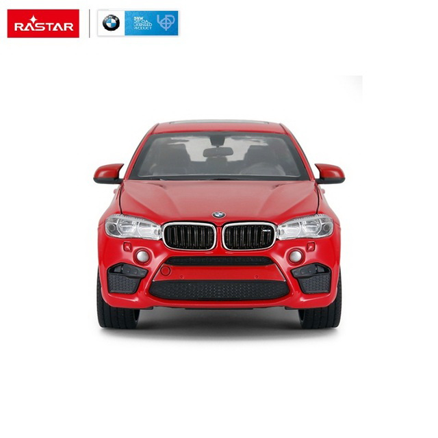 Mașinuță metalică BMW X6M roșie cu scara 1 la 24 [5]