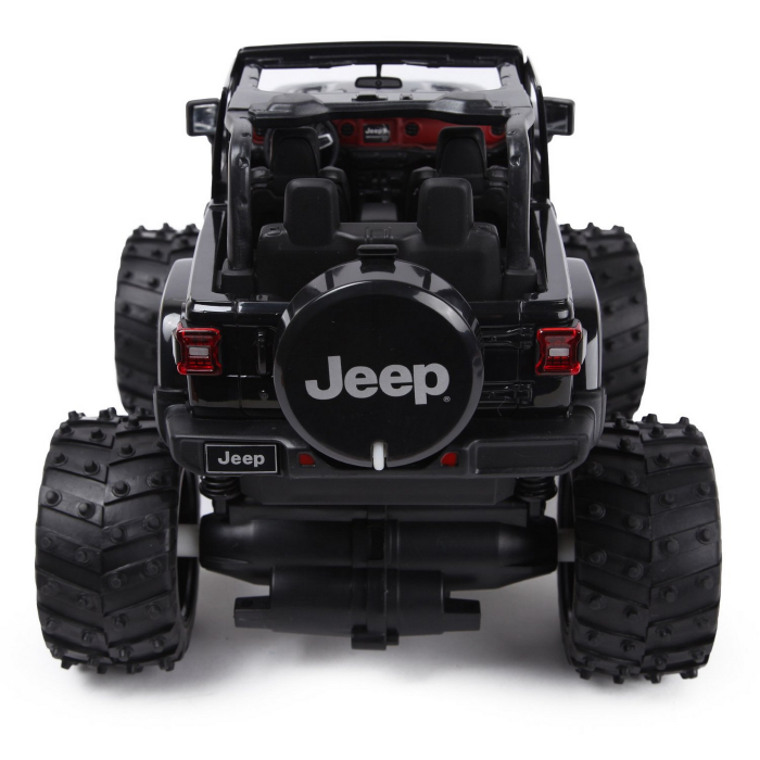 Mașină cu telecomandă Jeep Wrangler JL negru cu scara 1 la 14 [6]