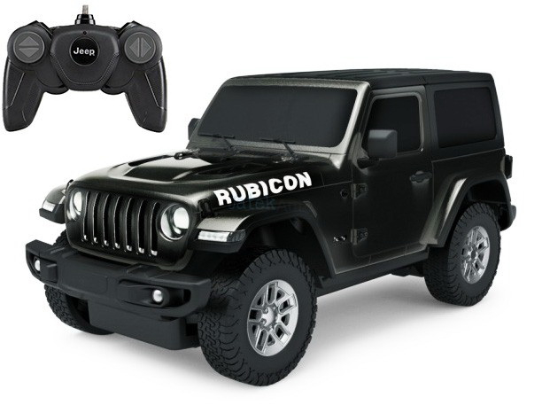 Masina cu telecomanda Jeep Wrangler JL negru cu scara 1 la 24 [6]