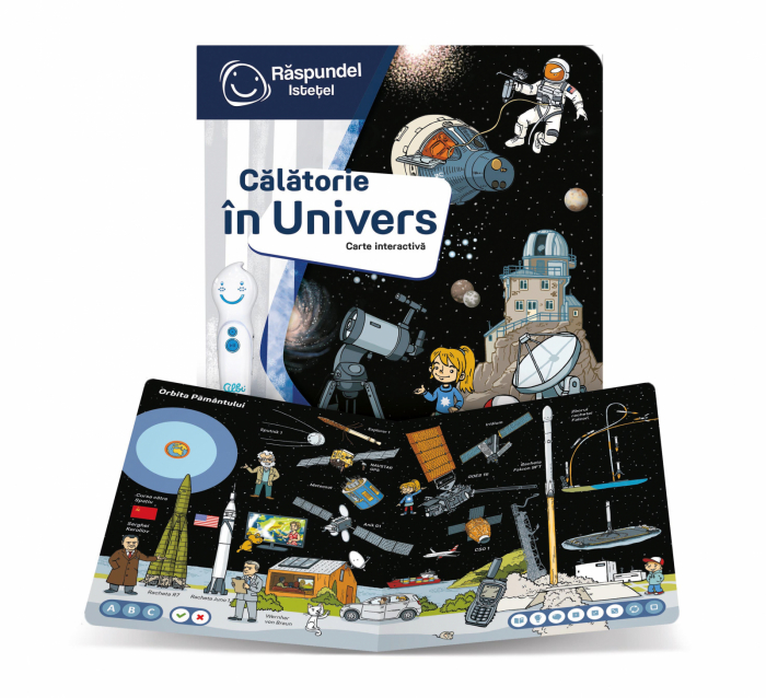 Raspundel Istetel Carte Interactiva Calatorie in Univers [4]