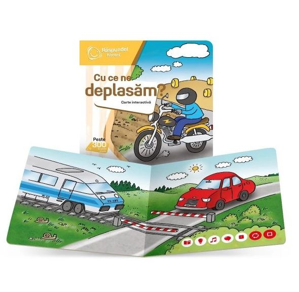 Răspundel Istețel Carte Interactivă Cu Ce Ne Deplasăm [2]