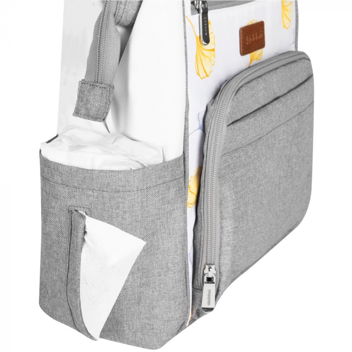 Rucsac multifunctional mamici Astrid, Skiddou, Vanilla delight, Galben [6]
