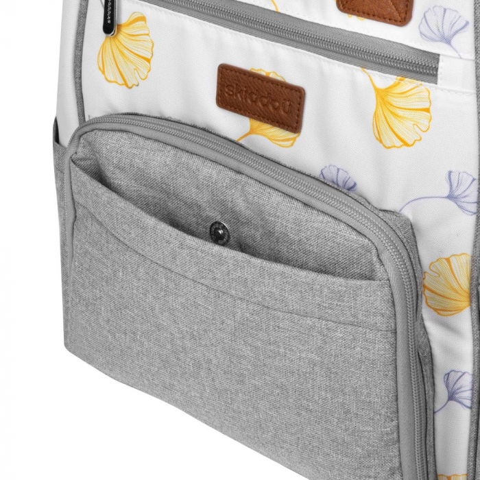 Rucsac multifunctional mamici Astrid, Skiddou, Vanilla delight, Galben [8]