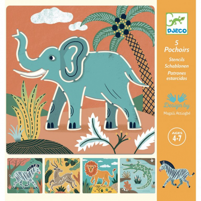 Șabloane Djeco Animale sălbatice [1]