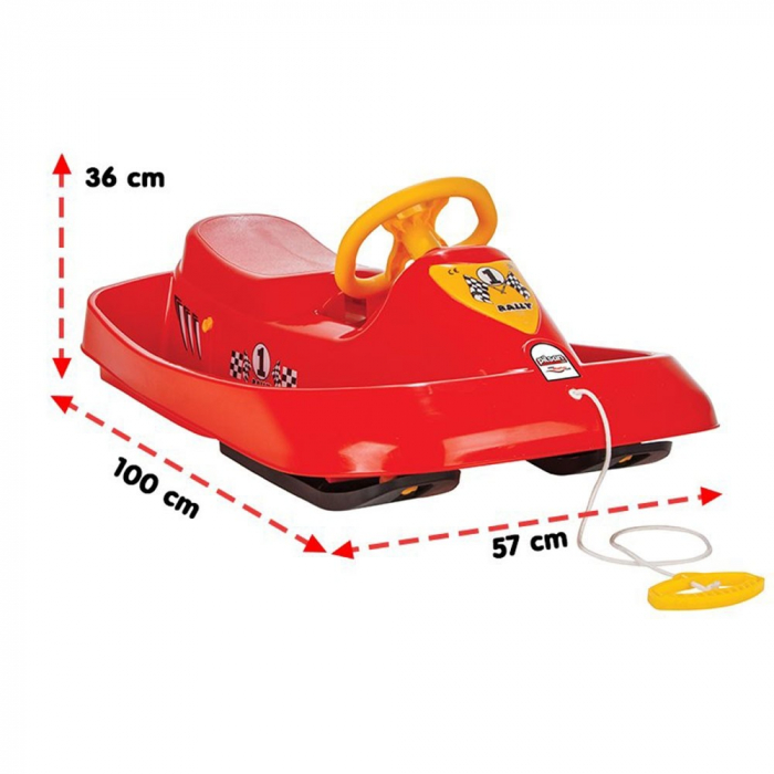 Sanie Pilsan Rally red [2]