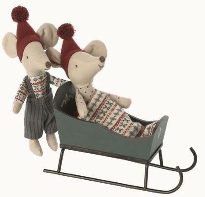 Sanie, accesoriu șoricei, în miniatură - Maileg [2]