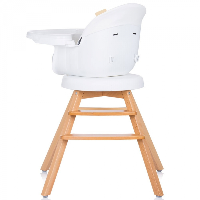 Scaun de masa cu sezut rotativ Chipolino Rotto 3 in 1 ivory [5]