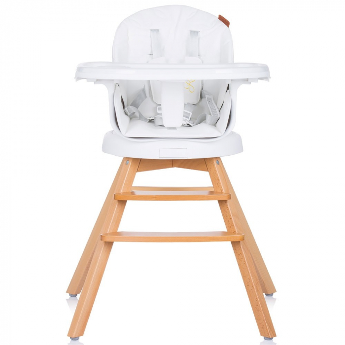 Scaun de masa cu sezut rotativ Chipolino Rotto 3 in 1 ivory [2]