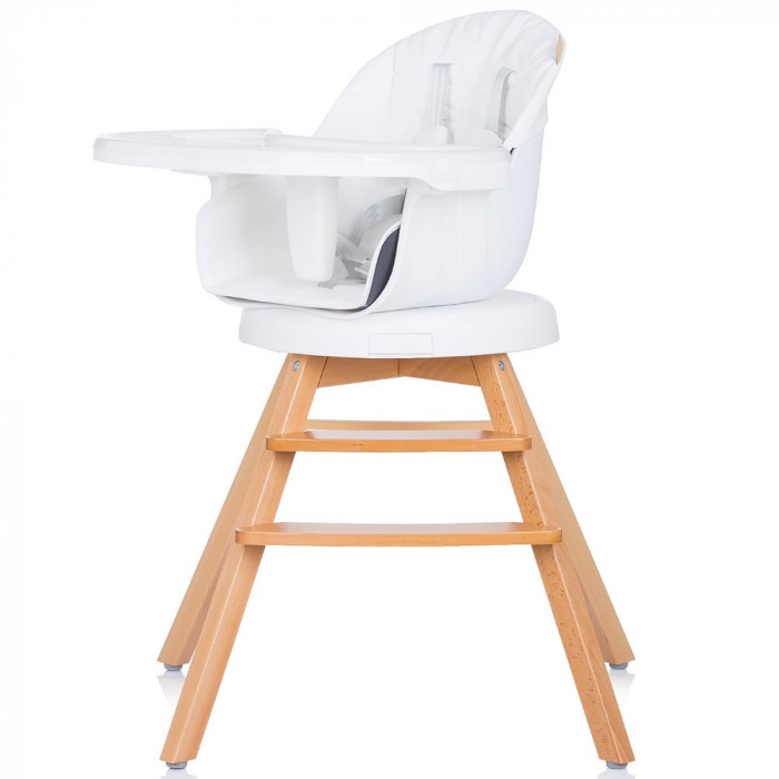 Scaun de masa cu sezut rotativ Chipolino Rotto 3 in 1 ivory [3]