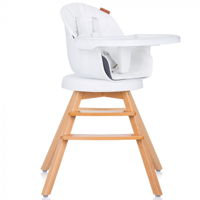 Scaun de masa cu sezut rotativ Chipolino Rotto 3 in 1 ivory [9]