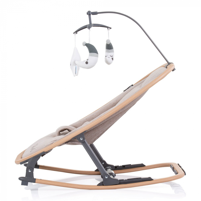 Scaunel balansoar Chipolino Velvet sand wood [2]