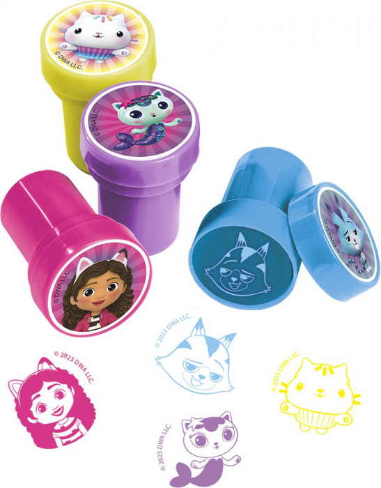 Set 12 stampile Gabby Dollhouse, cu tus propriu [3]