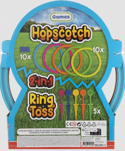 Set de joaca 2 in 1 , Arunca inelele si sotron [2]
