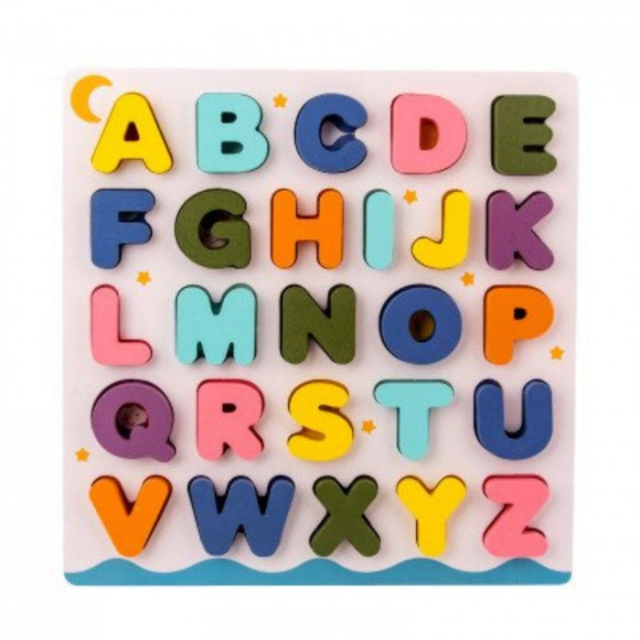 set 2 puzzle din lemn litere si cifre [3]