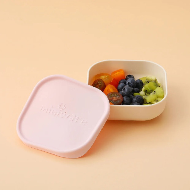 Set 3 boluri pentru hrana bebelusi Miniware Snack Bowl, 100% din materiale naturale biodegradabile, Cotton Candy+Toffee+Vanilla [5]