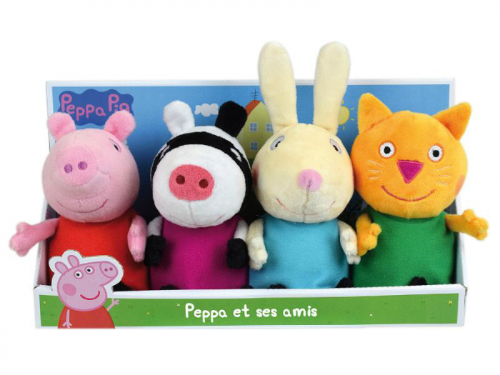 Set 4 Plusuri Jemini 17cm Peppa Pig Si Prietenii [2]