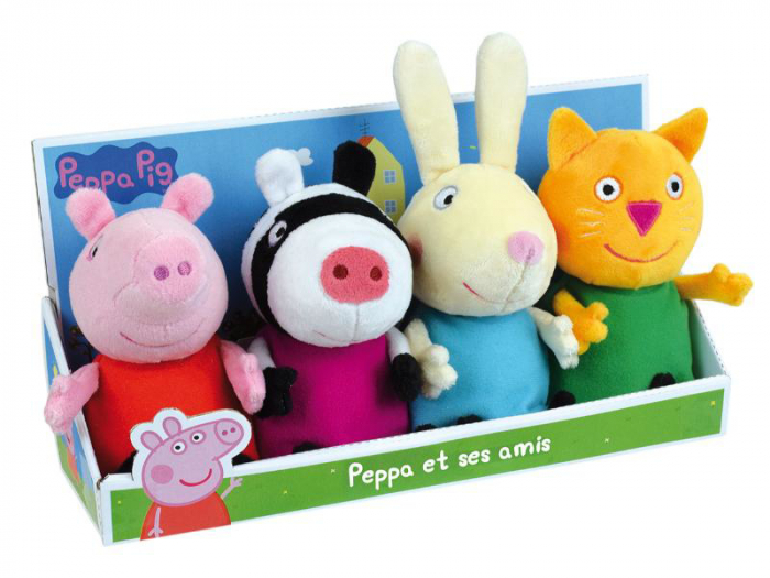 Set 4 Plusuri Jemini 17cm Peppa Pig Si Prietenii [3]