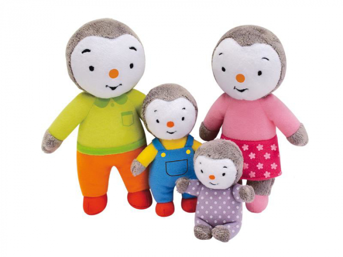 Set 4 Plusuri Jemini Familia De Pinguini Tchoupi [3]
