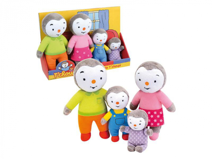 Set 4 Plusuri Jemini Familia De Pinguini Tchoupi [4]