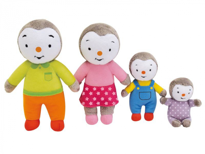 Set 4 Plusuri Jemini Familia De Pinguini Tchoupi [2]