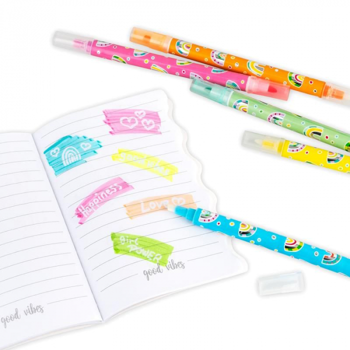 Set 6 markere evidentiatoare, care se sterg, erasable, Good feelings [4]