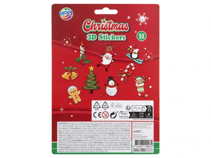 Set abtibilduri 3D tematica Craciun, brad  [2]