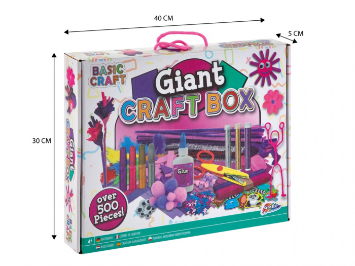 Set gigant accesorii creative, Giant Craft Box, Grafix [7]
