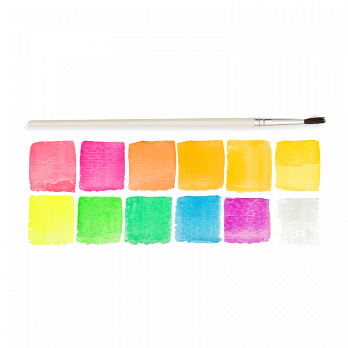 Set acuarele Chroma Blends Neon - 12 culori neon si pensula [6]