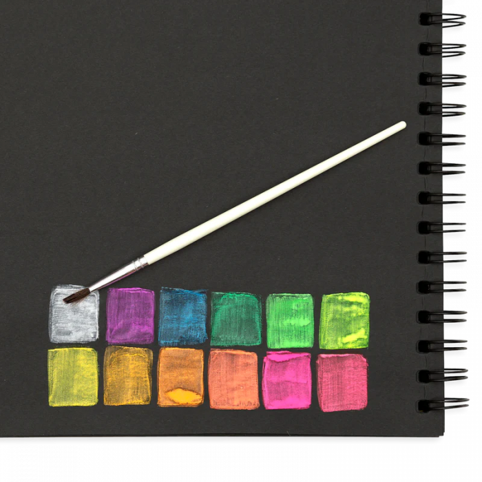 Set acuarele Chroma Blends Neon - 12 culori neon si pensula [5]