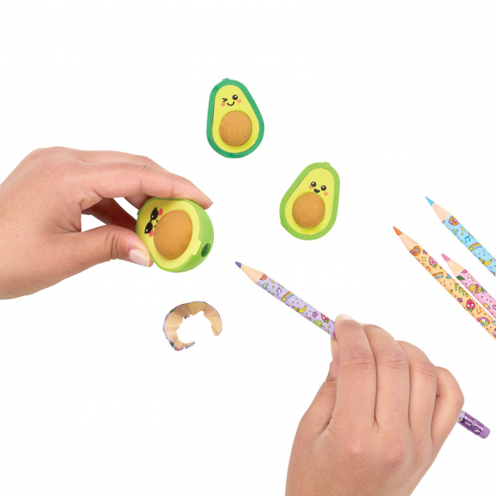 Set ascutitoare si radiere Avocado Love - set de 3 [3]