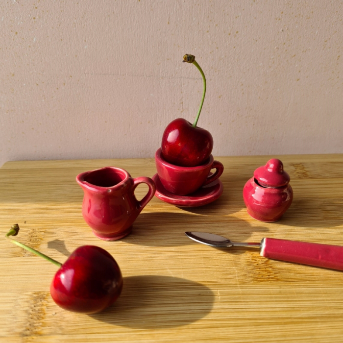 Set ceai din portelan, miniaturi Egmont Cirese [4]