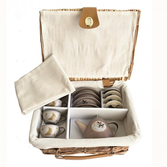 Set ceai in cos picnic, Muzicantii din Bremen, Egmont toys [2]
